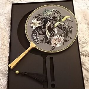 Dior 2022 LE Silk Embroidered Fan in a LE Box